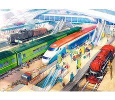 Castorland 018475 Bahnhof / 180 Teile / ab 7 Jahren