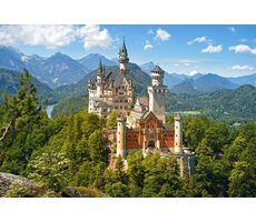 Castorland 53544 Ansicht von Schloss Neuschwanstein / 500 Teile / ab 9 Jahren
