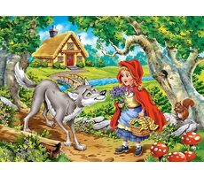 Castorland 066117 Rotkäppchen und der Wolf / 60 Teile / ab 5 Jahren