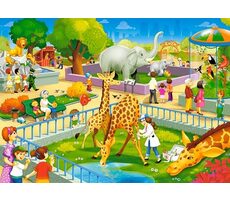 Castorland 066155 Besuch im ZOO / 60 Teile / ab 5 Jahren