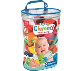 Clementoni Soft Clemmy 20 Würfel im Plüschbeutel / ab 6 Monaten