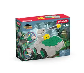 Schleich Jungle CrashMobile mit Mini Creature Figur / ab 7 Jahren