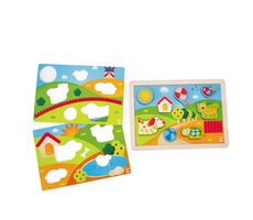 Hape Puzzle - Sunny Valley 3in1 / ab 1 Jahr