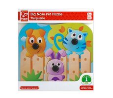 Hape Puzzle mit Griffen - Haustiere / ab 1 Jahr