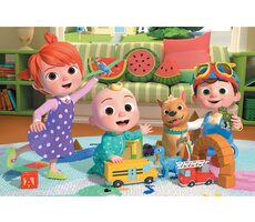 Trefl - Puzzle - Cocomelon: Bereit für Abenteuer MAXI / 24 Teile / 60 x 40 cm / ab 3 Jahren