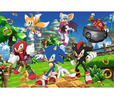 Trefl - Puzzle - Sonic und seine Freunde / 160 Teile / 41 x 27,5 cm / ab 6 Jahren