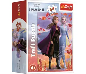Trefl - Puzzle - Ice Kingdom II: Sisters / 54 Teile / 20 x 13 cm / ab 4 Jahren