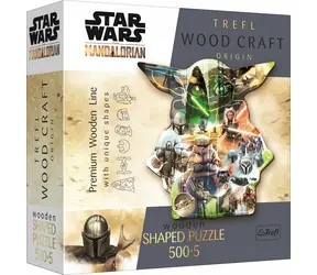 Trefl Wood Craft Origin - Puzzle - The Mandalorian: Mysterious Grogu / 505 Teile / 37,5 x 41 cm / Alter 14+