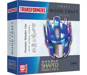 Trefl Wood Craft Origin - Puzzle - Transformers: Optimus Prime / 505 Teile / 39,4 x 51,9 cm / Alter 14+