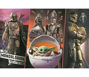 Trefl - Puzzle - The Mandalorian: Mysterious Baby Yoda / 300 Teile / 60 x 40 cm / ab 8 Jahren