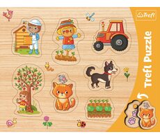 Trefl - Puzzle - Einlage: Bauernhof / 37 x 29 cm / ab 3 Jahren