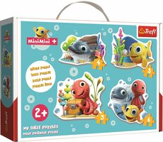 Trefl - Puzzle - Babypuzzle: Fisch MiniMini 4 in 1 / 3|4|5|6 Teile / ab 2 Jahren
