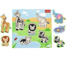 Trefl - Einlage - Holzeinlage Safari / 18 Monate+