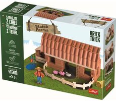 Trefl - Bausatz - BRICK TRICK Farmhouse XL / 130 Teile / ab 6 Jahren