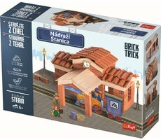 Trefl - Bausatz - BRICK TRICK Station XL / 160 Teile / ab 6 Jahren