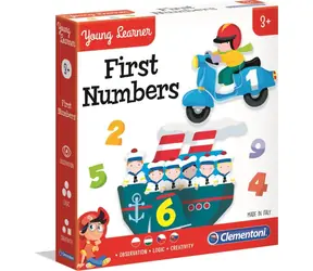 Clementoni Young Learner: Erste Zahlen / 9x2 Teile / ab 3 Jahren