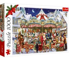 Trefl - Puzzle - Weihnachtskarussell / 1000 Teile / 68,3 x 48 cm / Alter 12+