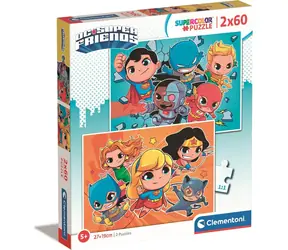Clementoni PUZZLE DC Super Friends / 2x60 Teile / ab 5 Jahren