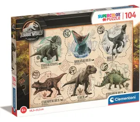 Clementoni PUZZLE Jurassic World / 104 Teile / ab 6 Jahren 