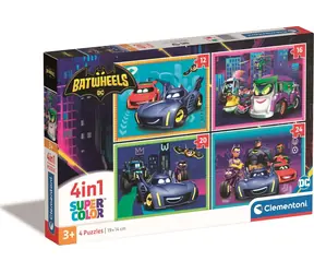 Clementoni PUZZLE Batwheels 4in1 / 12+16+20+24 Teile / ab 5 Jahren