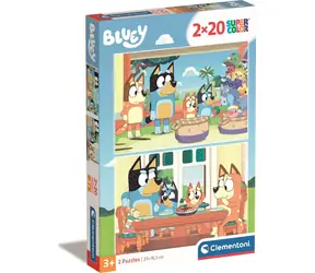 Clementoni PUZZLE Bluey / 2x20 Teile / ab 3 Jahren