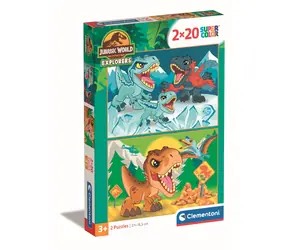 Clementoni PUZZLE Jurassic World / 2x20 Teile / ab 3 Jahren 
