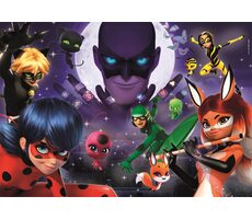 Clementoni PUZZLE Miraculous Ladybug und Cat Noir / 104 Teile / ab 6 Jahren