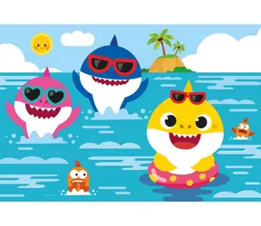 Clementoni PUZZLE Baby Shark: Schwimmen / 30 Teile / ab 3 Jahren