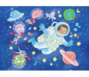 Clementoni PUZZLE Beruf: Astronaut / 30 Teile / ab 3 Jahren