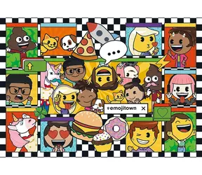 Clementoni PUZZLE Emoji Town / 180 Teile / ab 7 Jahren