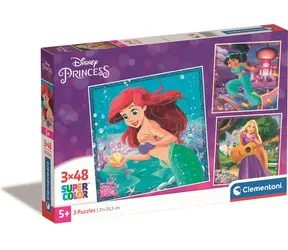 Clementoni PUZZLE Disney Prinzessinnen / 3x48 Teile / ab 5 Jahren