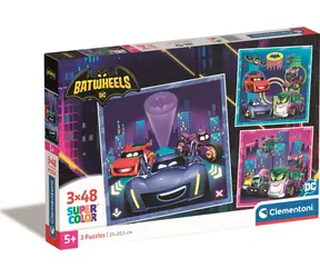 Clementoni PUZZLE Batwheels / 3x48 Teile / ab 5 Jahren
