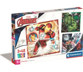 Clementoni PUZZLE Avengers / 3x48 Teile / ab 5 Jahren
