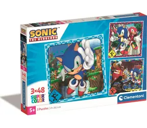 Clementoni PUZZLE Sonic / 3x48 Teile / ab 5 Jahren