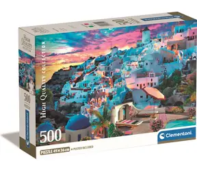 Clementoni PUZZLE Ansicht von Griechenland / 500 Teile / ab 10 Jahren