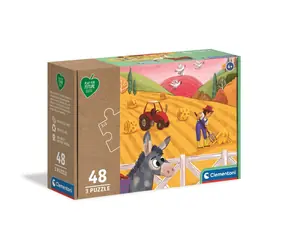 Clementoni Play For Future PUZZLE Bauernhoftiere / 3x48 Teile / ab 5 Jahren