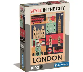Clementoni PUZZLE Style in the City: London / 1000 Teile / ab 10 Jahren