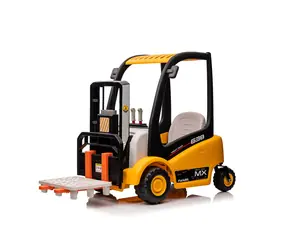 Eljet Kinder Elektro-Gabelstapler PROFI gelb / 70W / Geschwindigkeit 2-6km/h / Tragkraft 30kg