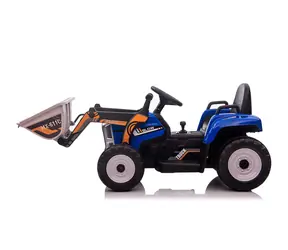 Eljet Kinder Elektrotraktor mit Ladeschaufel blau / 70W / Geschwindigkeit 3-8km/h / Tragkraft 30kg