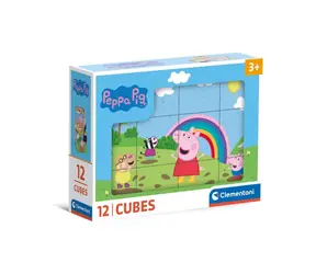 Clementoni Bilderwürfel Peppa Pig / 12 Würfel / ab 2 Jahren