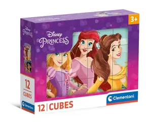 Clementoni Disney Princess Bilderwürfel / 12 Würfel / ab 3 Jahren