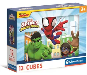 Clementoni Bilderwürfel Spidey und seine erstaunlichen Freunde / 12 Würfel / ab 3 Jahren