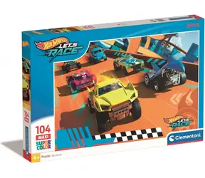 Clementoni PUZZLE Hot Wheels MAXI / 104 Teile / ab 4 Jahren