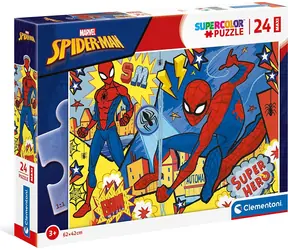 Clementoni PUZZLE Spiderman: Super Hero MAXI / 24 Teile / ab 3 Jahren