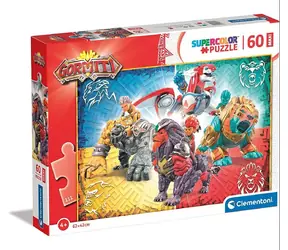 Clementoni PUZZLE Gormiti: Krieger der Vier Elemente MAXI / 24 Teile / ab 4 Jahren