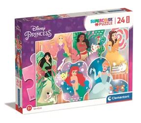 Clementoni PUZZLE Disney Prinzessinnen MAXI / 24 Teile / ab 4 Jahren