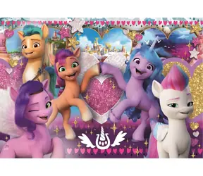 Clementoni PUZZLE My Little Pony: Loving Ponies MAXI / 104 Teile / ab 4 Jahren