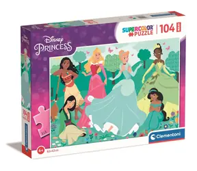 Clementoni Disney Prinzessinnen MAXI / 104 Teile / ab 6 Jahren