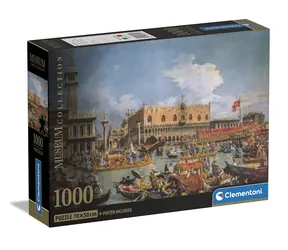 Clementoni PUZZLE Die Rückkehr des Bucintore in den Hafen am Himmelfahrtsfest / 1000 Teile / ab 10 Jahren