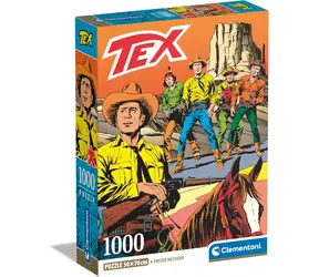 Clementoni PUZZLE Tex: Im Wilden Westen / 1000 Teile / ab 10 Jahren